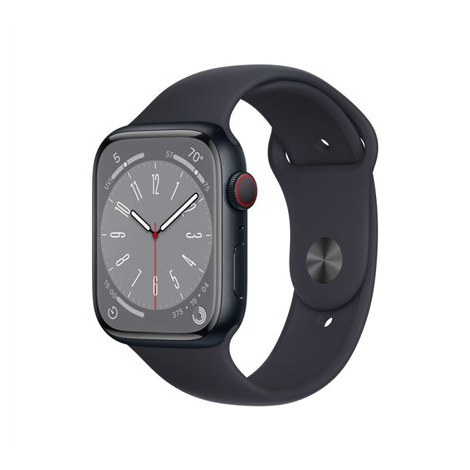 Apple Watch | Series 8 (GPS + Cellular) | Smart watch | Aerospace-grade aluminium alloy | 45 mm | Black | Apple Pay | 4G | Water - 2